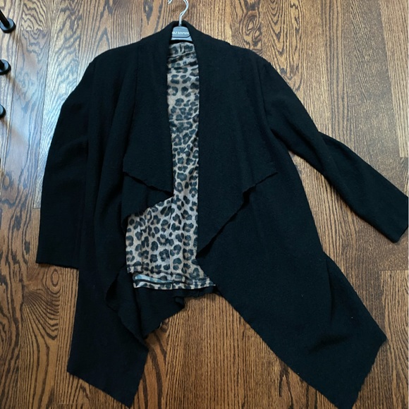 Wrap jacket with suede belt (5148 brand) - Picture 3 of 6